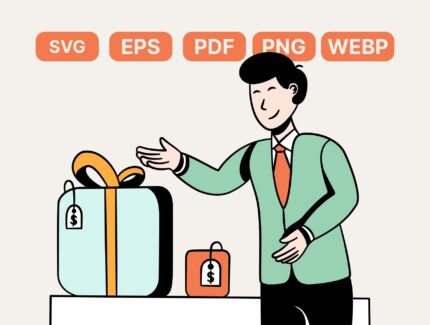 تصاویر ایلوستریشن دفتر شلوغ – Busy Office Illustrations