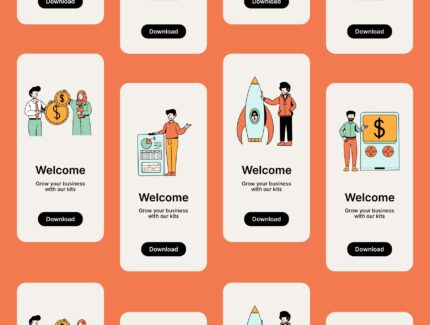 تصاویر ایلوستریشن دفتر شلوغ – Busy Office Illustrations
