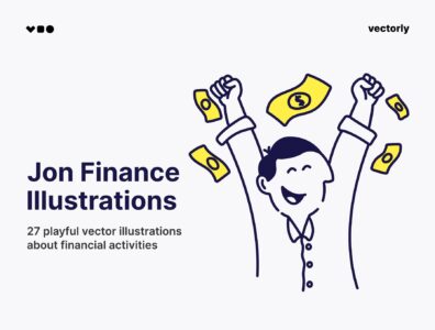 تصاویر ایلوستریشن مالی جان – Jon Finance Illustrations