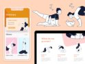 مجموعه تصاویر Yoga Pose Illustration Kit