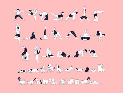 مجموعه تصاویر Yoga Pose Illustration Kit