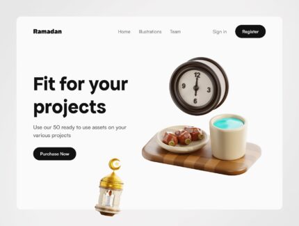 آیکون های سه بعدی رمضان – 3D Ramadan Icons
