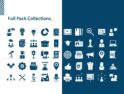 آیکون های رزومه شغلی – 100 Job Resume Icons Set