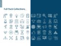 آیکون های رزومه شغلی – 100 Job Resume Icons Set