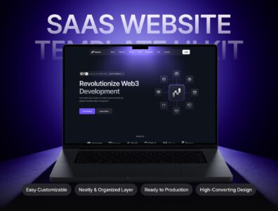 کیت رابط کاربری قالب وب‌سایت – Nexora – SaaS Website Template UI Kit 