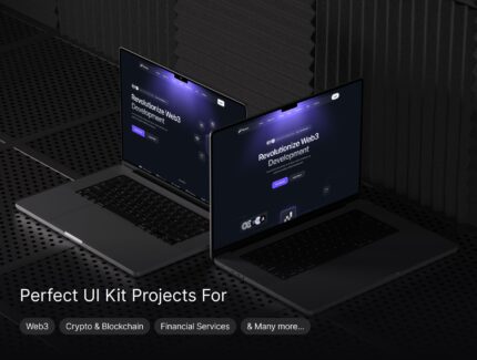 کیت رابط کاربری قالب وب‌سایت – Nexora – SaaS Website Template UI Kit