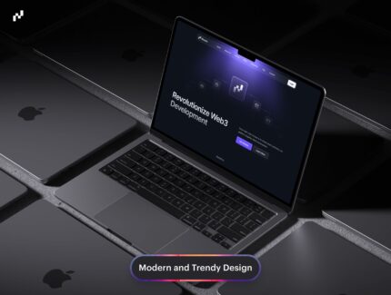 کیت رابط کاربری قالب وب‌سایت – Nexora – SaaS Website Template UI Kit