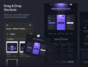 کیت رابط کاربری قالب وب‌سایت – Nexora – SaaS Website Template UI Kit