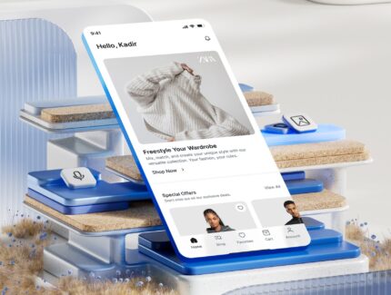 کیت رابط کاربری اپلیکیشن موبایل تجارت الکترونیک – Prime Pick – eCommerce Mobile App UI Kit
