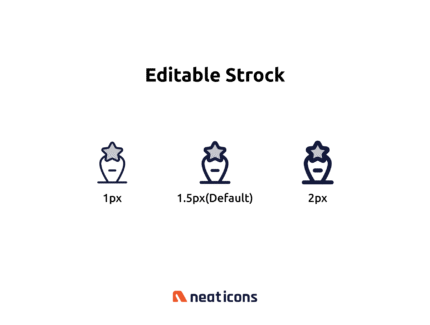 آیکون‌های پاداش خطی – Neaticons – Reward Icons