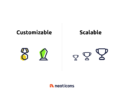 آیکون‌های پاداش خطی – Neaticons – Reward Icons