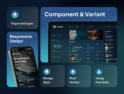 کیت رابط کاربری فلایمنت – Flyment – SAAS Entertainment Management UI Kit