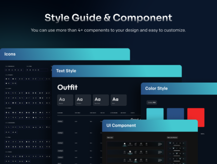 کیت رابط کاربری فلایمنت – Flyment – SAAS Entertainment Management UI Kit