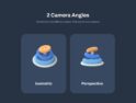 مجموعه آیکون سه بعدی آمار و داده – Statistics and Data 3D Icon Set