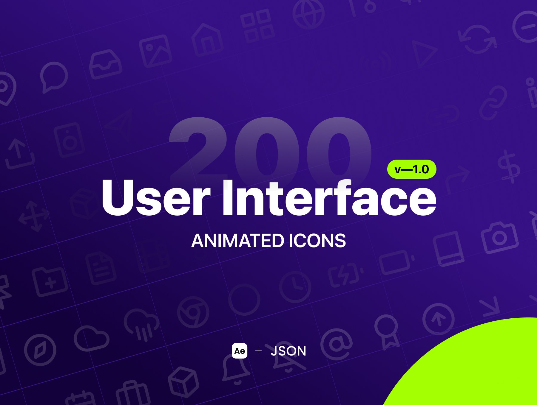 مجموعه آیکون User Interface Animated Icons