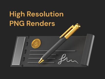 آیکون‌های سه‌بعدی فناوری مالی – Fintech 3D Icons