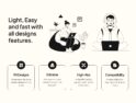 مجموعه تصویرسازی وکتور فریلنس – Freelance Vector Illustration Set