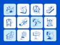 مجموعه آیکون‌های طراحی برای مدرسه – School Doodles Icon Set
