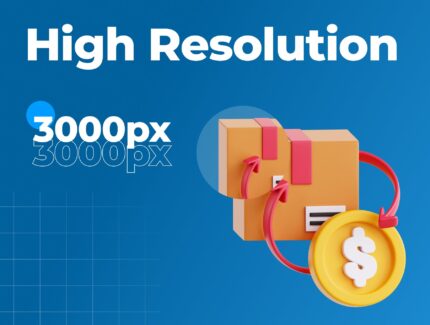 مجموعه آیکون Ecommerce 3D Icon Set