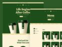 کیت رابط کاربری وب‌سایت کافی‌شاپ – Brewhaus – Coffee Shop Website