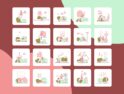 مجموعه تصاویر Yoga Poses Illustration Pack
