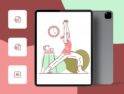 مجموعه تصاویر Yoga Poses Illustration Pack