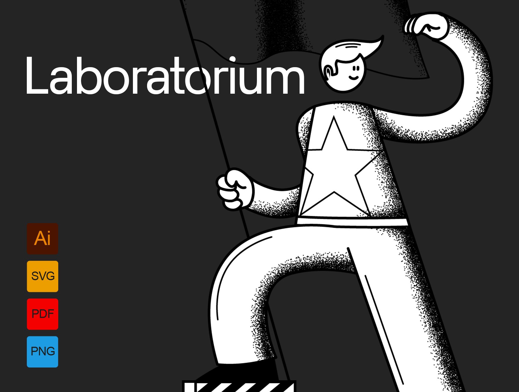 تصاویر ایلوستریشن فنی – Laboratorium – Techie illustrations