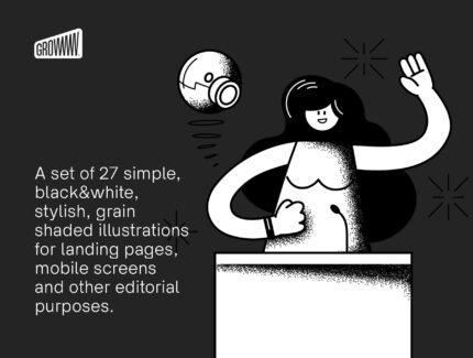 تصاویر ایلوستریشن فنی – Laboratorium – Techie illustrations