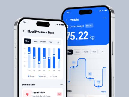 کیت رابط کاربری – اپلیکیشن مراقبت سلامت و تندرستی با هوش مصنوعی – asklepios UI Kit: AI Healthcare & Wellness App