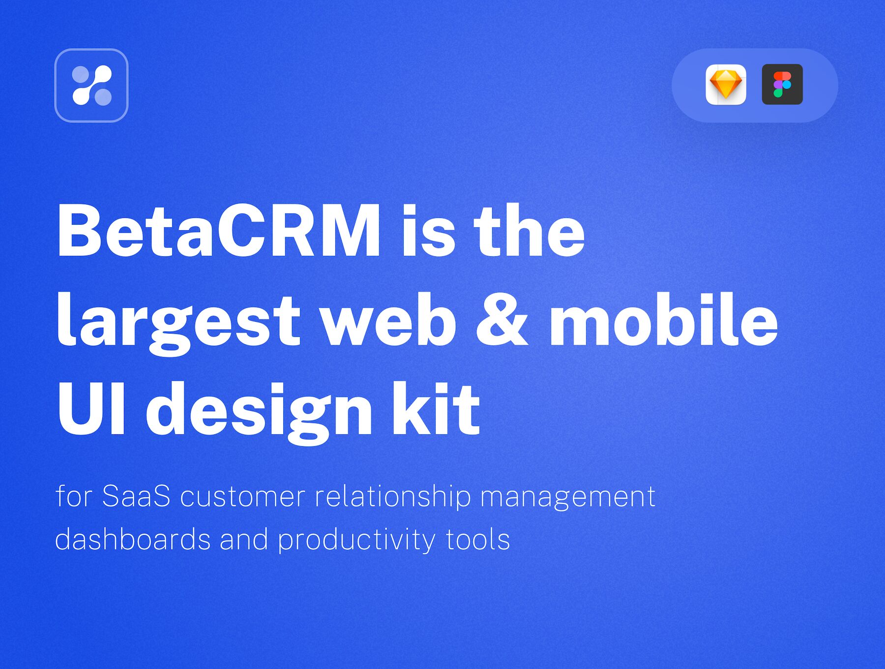 کیت رابط کاربری BetaCRM برای داشبورد – BetaCRM UI Kit for SaaS Dashboards