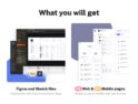 کیت رابط کاربری BetaCRM برای داشبورد – BetaCRM UI Kit for SaaS Dashboards