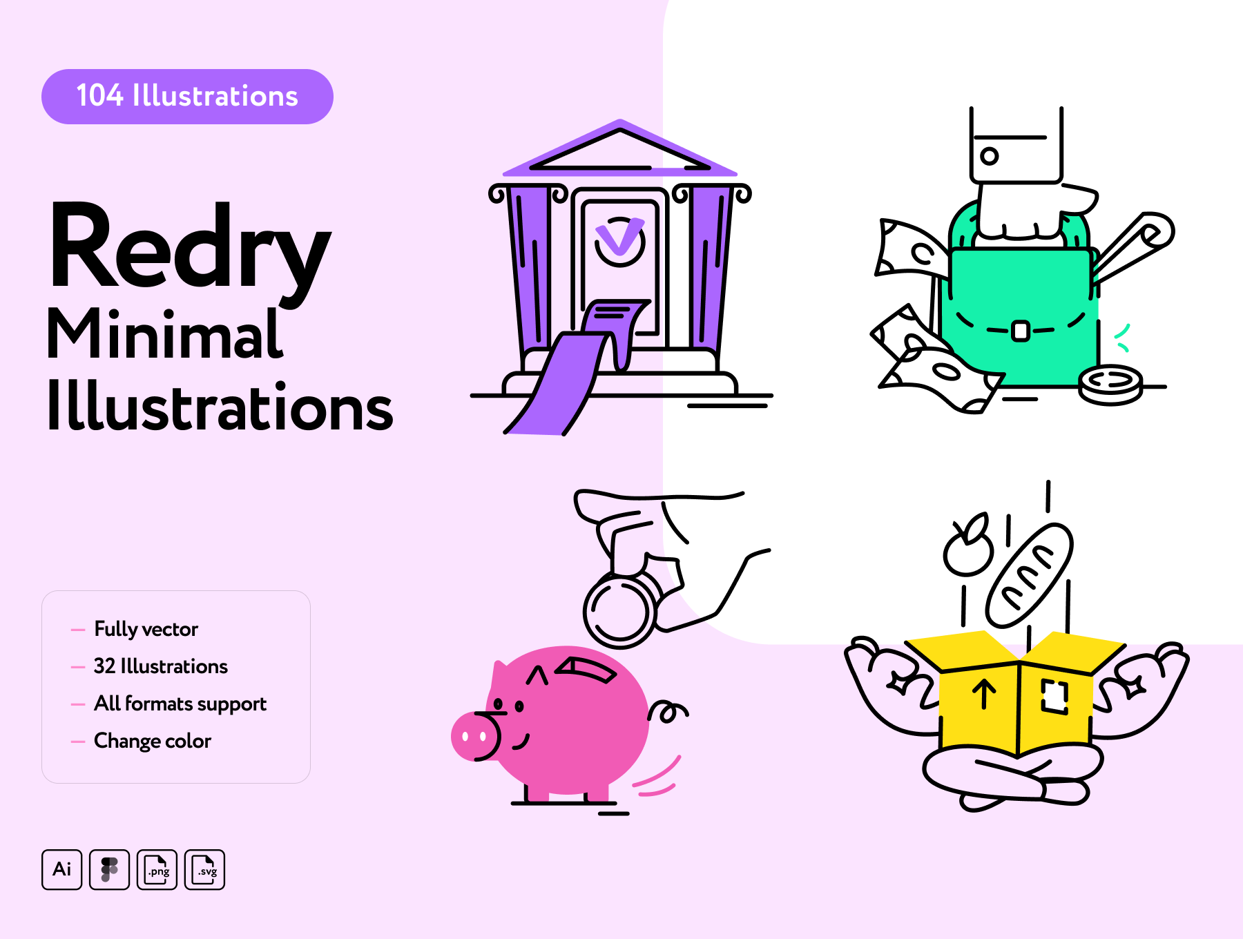 تصاویر وکتور Redry Illustration Collection