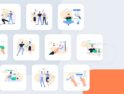 تصاویر ایلوستریتور مدرن جستجوی شغل – Job Seek Modern Illustrations