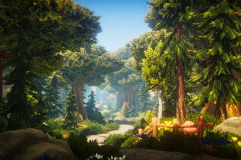 محیط جنگل فانتزیFantasy Forest Environment
