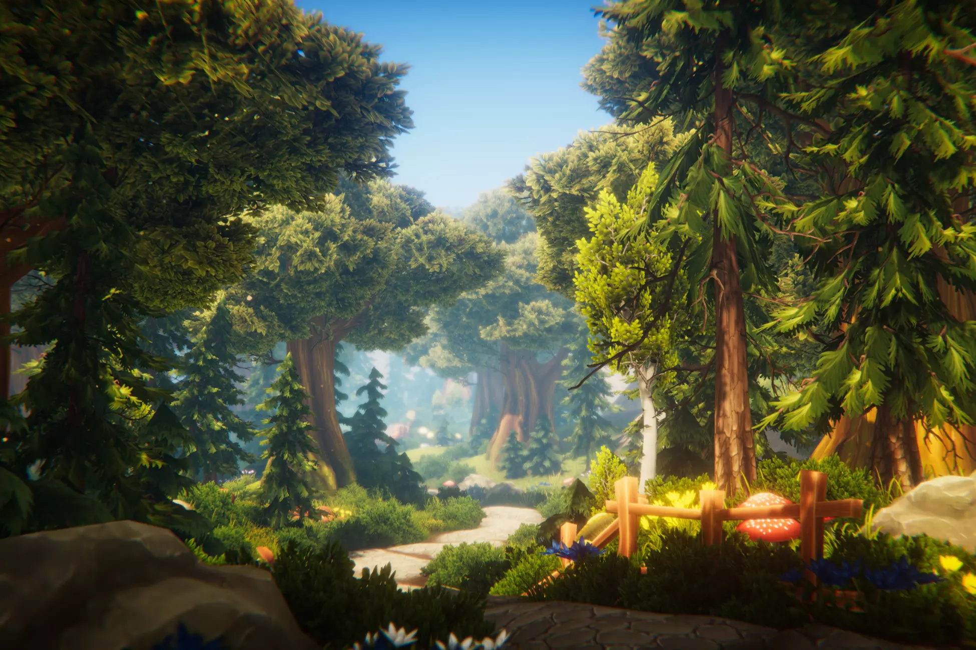 محیط جنگل فانتزیFantasy Forest Environment