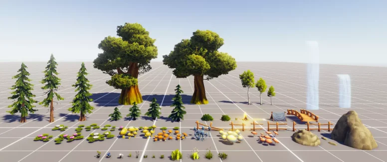 محیط جنگل فانتزیFantasy Forest Environment