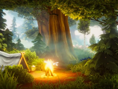 محیط جنگل فانتزیFantasy Forest Environment 