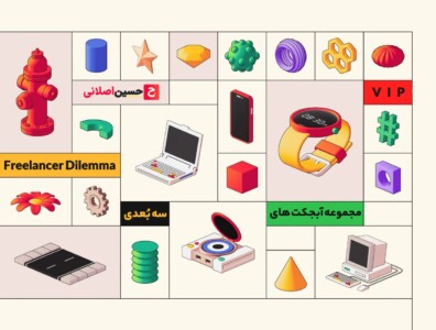 مجموعه 20 تصویر سه بعدی مشاغل فریلنسری – Illustrations 3d Freelancer Dilemma 