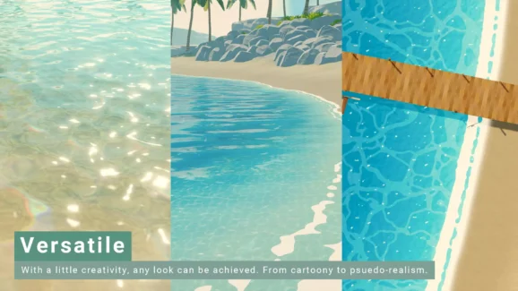 استایل های آب برای یونیتی – Stylized Water 2
