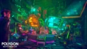 شهر سایبری چندضلعی برای یونیتی – POLYGON Sci-Fi Cyber City – Low Poly 3D Art by Synty