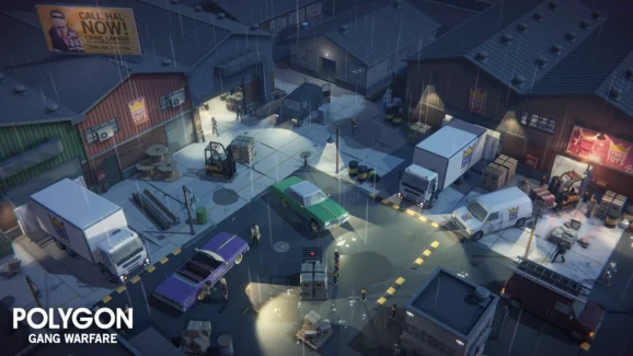 هنر سه‌بعدی جنگ باندهای پلیگان برای یونیتی – POLYGON Gang Warfare – Low Poly 3D Art by Synty