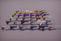 پک سلاح‌های اول شخص با مدل کمپلی برای یونیتی – Low Poly FPS Weapons Pack