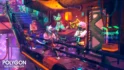 شهر سایبری چندضلعی برای یونیتی – POLYGON Sci-Fi Cyber City – Low Poly 3D Art by Synty
