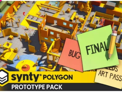 پروتوتایپ چندضلعی – سه بعدی برای یونیتی-POLYGON Prototype – Low Poly 3D Art by Synty 