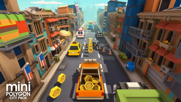 POLYGON MINI – City Pack – پلیگان مینی-بسته شهری برای یونیتی