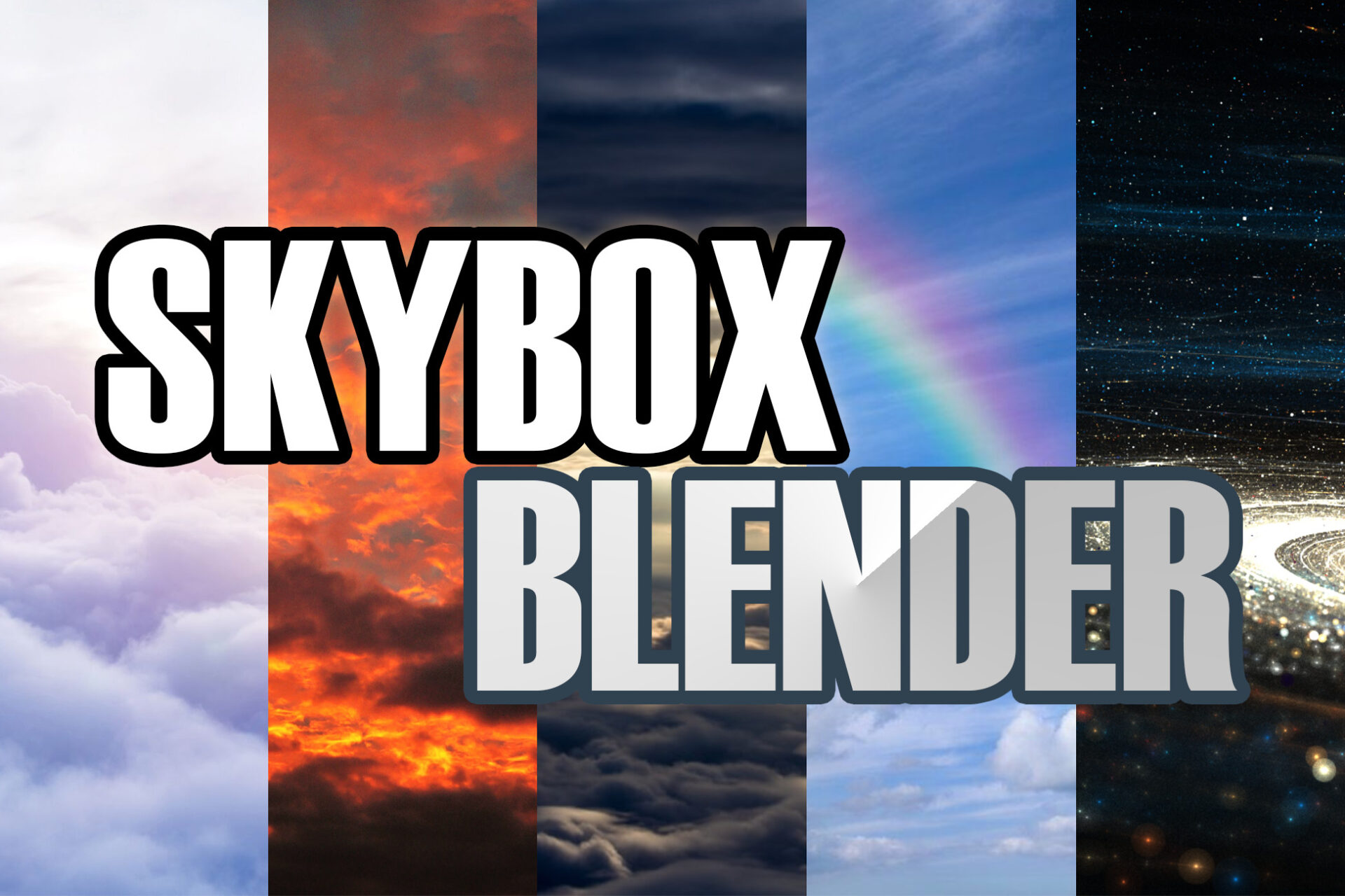 آسمان‌نما در بلندر برای یونیتی – Skybox Blender