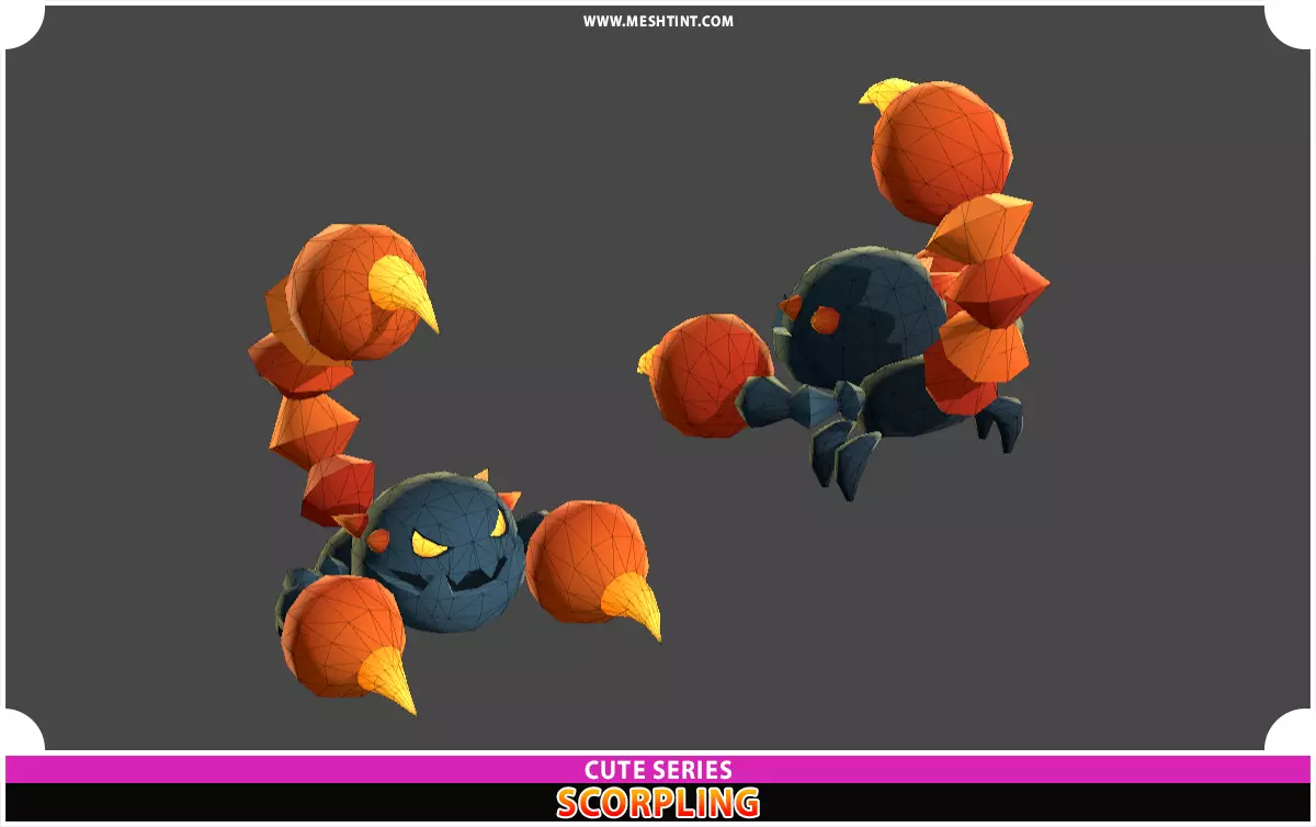 Monsters Ultimate Pack 04 Cute Series-بسته نهایی هیولاها ۰۴ – مجموعه بامزه برای یونیتی