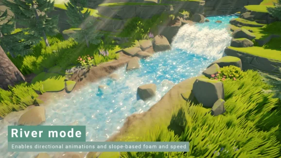 استایل های آب برای یونیتی – Stylized Water 2