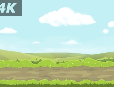 نقاشی دست-زمینه پارالکس برای یونیتی-Hand painted – Parallax Background 1 