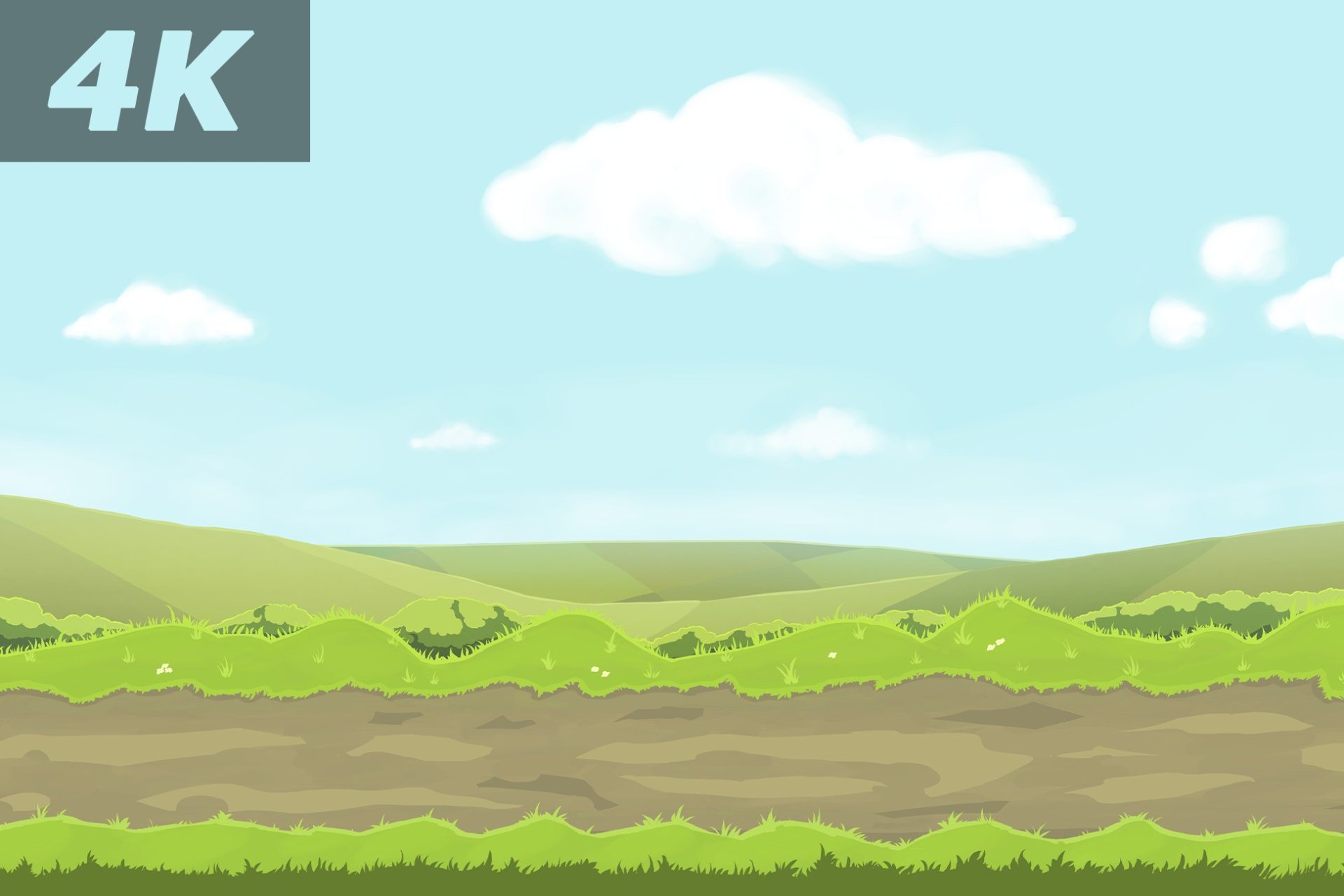 نقاشی دست-زمینه پارالکس برای یونیتی-Hand painted – Parallax Background 1